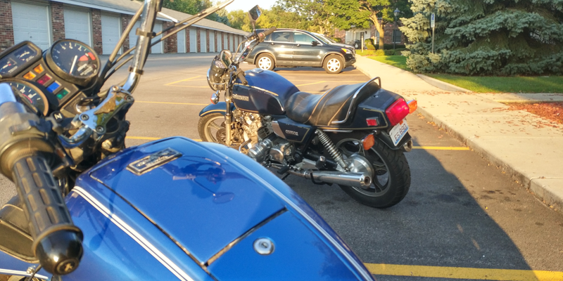 Illustration for article titled Got the Goldwing and the GS850G out for a little photoshoot.